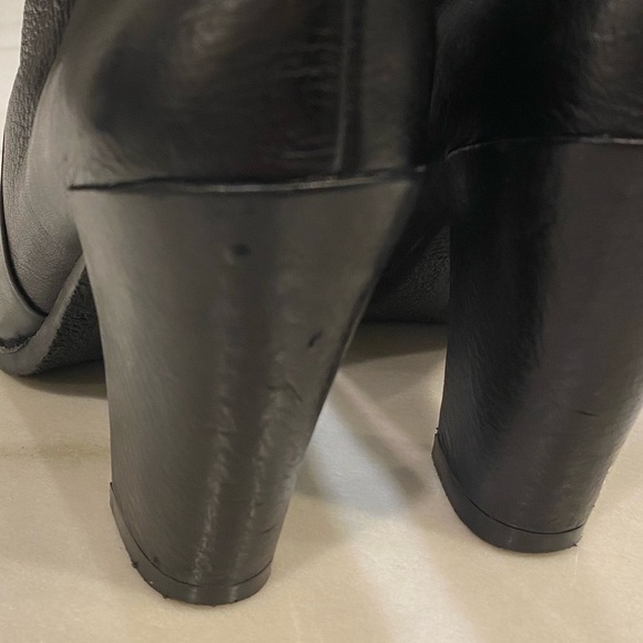 Kate Spade Boots Size 9 Black Leather - Picture 10 of 14